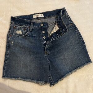 Abercrombie & Fitch Blue Jean Shorts
